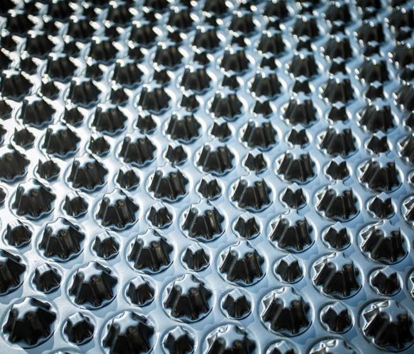 PVC排水板20型 黑色 PVC排水板20型 黑色